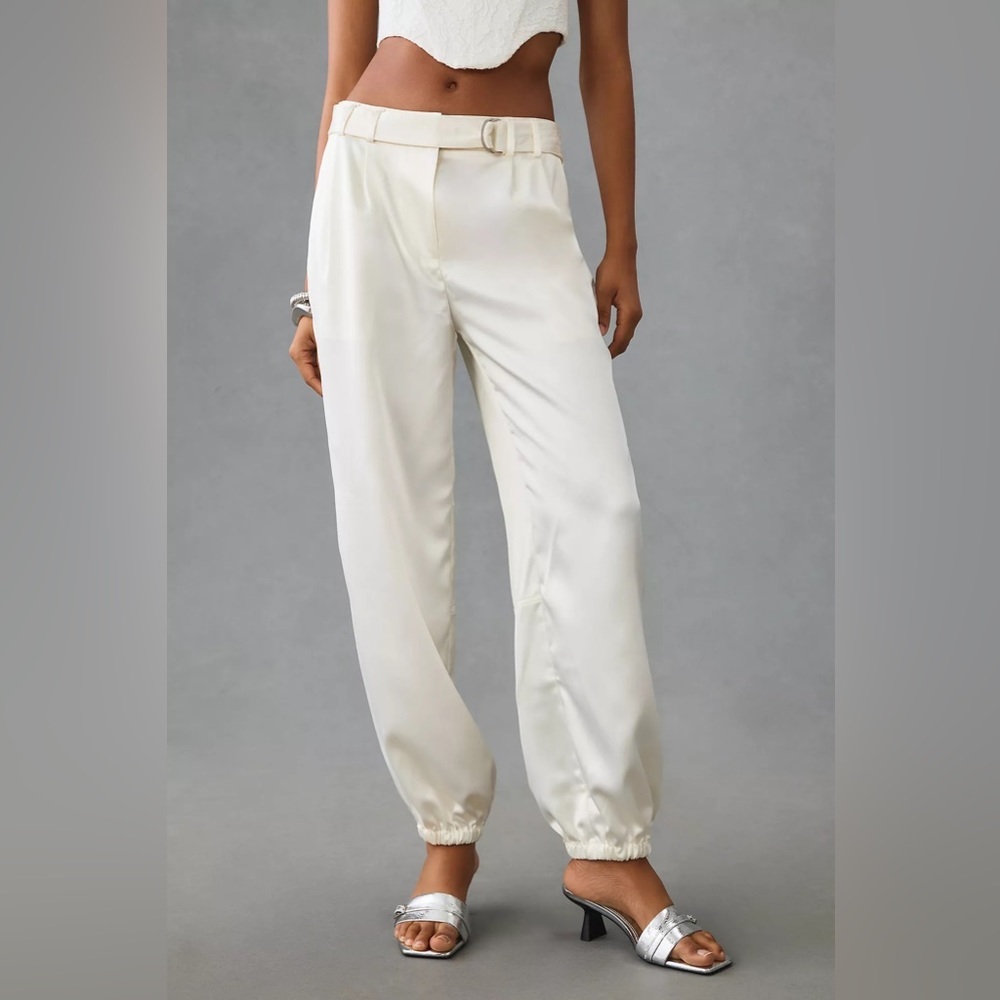 Anthropology Ivory Maeve Parachute Pants - Picture 4 of 6